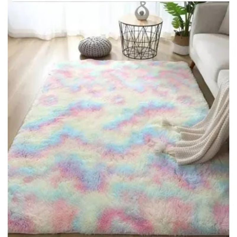 Comprar Alfombra Tapete Peluche Peludo en Electroshopy - Ángulo 3